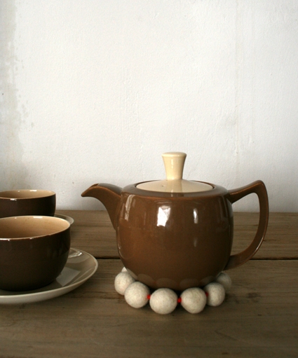 Felt Ball Trivets | Purl Soho