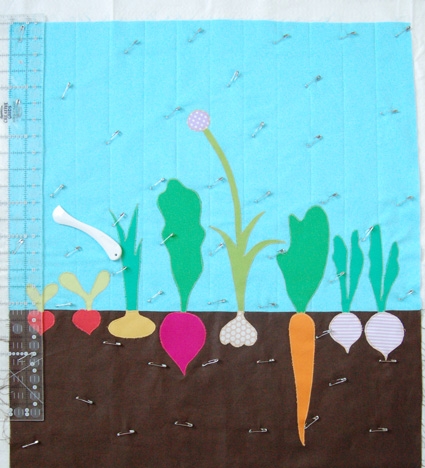 Mini Quilt of the Month, April: The Vegetable Patch | Purl Soho