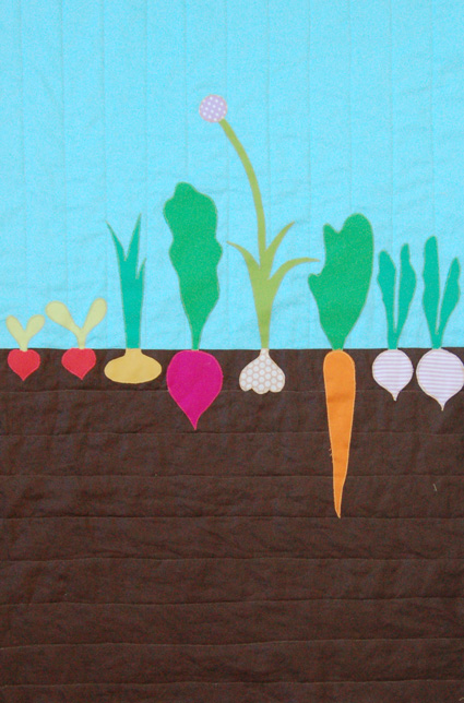 Mini Quilt of the Month, April: The Vegetable Patch | Purl Soho