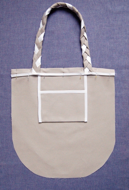 Braided Handle Canvas Tote | Purl Soho