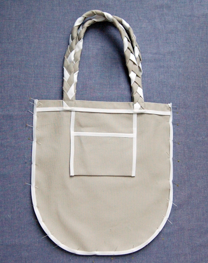 Braided Handle Canvas Tote | Purl Soho