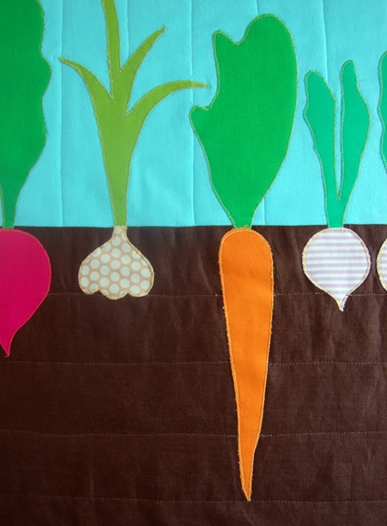 Mini Quilt of the Month, April: The Vegetable Patch | Purl Soho