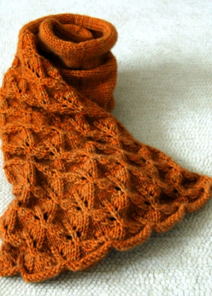 Lovely Leaf Lace Scarf | Purl Soho