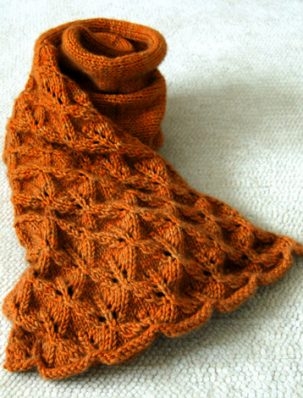 Lovely Leaf Lace Scarf | Purl Soho