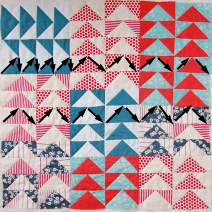 Mini Quilt of the Month, July: Flying Geese | Purl Soho