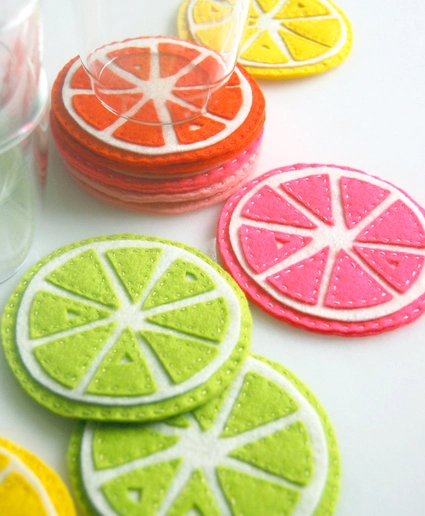 Citrus Coasters | Purl Soho