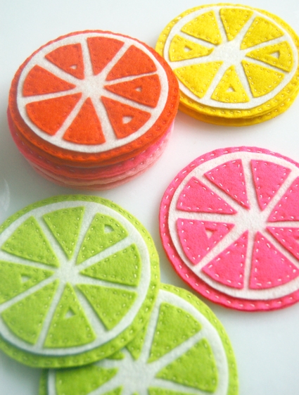 Citrus Coasters | Purl Soho