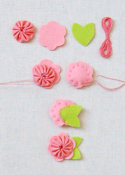 Felt Flower Charms | Purl Soho