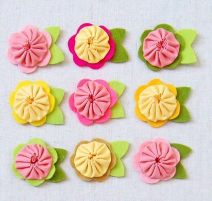 Felt Flower Charms | Purl Soho