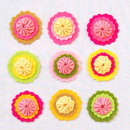 Felt Flower Charms | Purl Soho