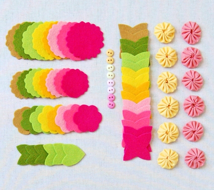 Felt Flower Charms | Purl Soho