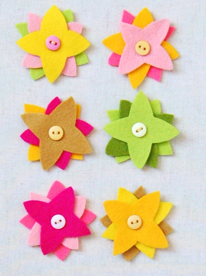 Felt Flower Charms | Purl Soho