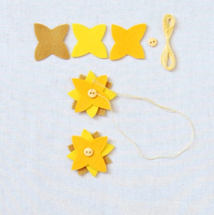 Felt Flower Charms | Purl Soho