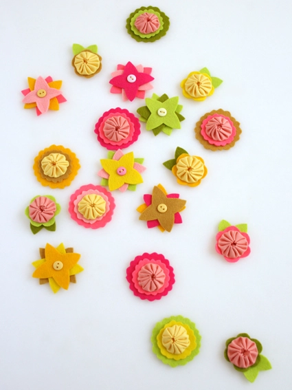 Felt Flower Charms | Purl Soho