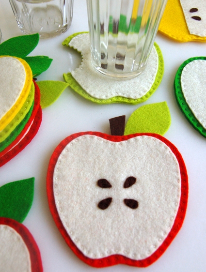 Apple Coasters | Purl Soho