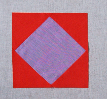 Mini Quilt of the Month, October: Amish Diamond | Purl Soho