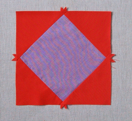 Mini Quilt of the Month, October: Amish Diamond | Purl Soho