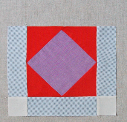 Mini Quilt of the Month, October: Amish Diamond | Purl Soho