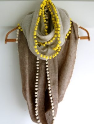 Long Pom Pom Cowl | Purl Soho