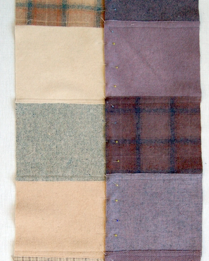 Felted Wool Patchwork Throw | Purl Soho