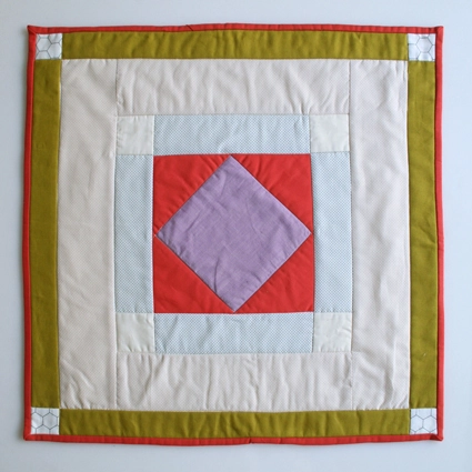 Mini Quilt of the Month, October: Amish Diamond | Purl Soho