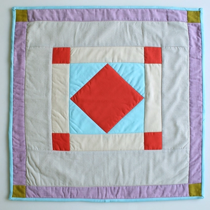 Mini Quilt of the Month, October: Amish Diamond | Purl Soho