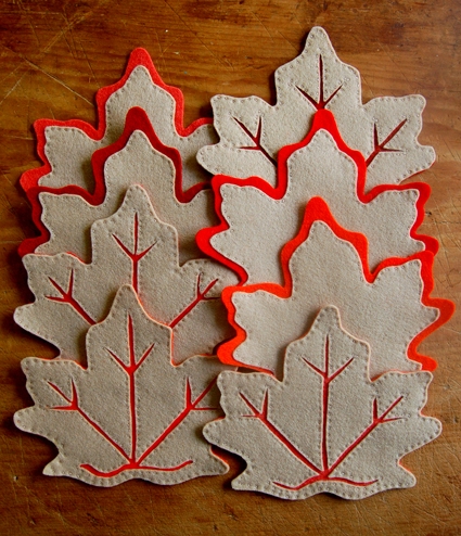 Fall Leaves Coasters | Purl Soho