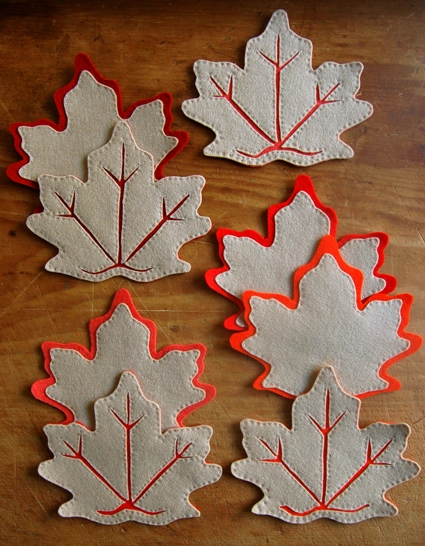 Fall Leaves Coasters | Purl Soho