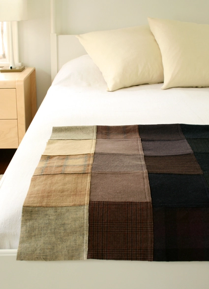 Felted Wool Patchwork Throw | Purl Soho