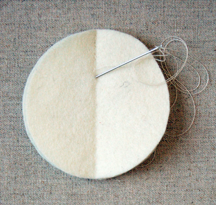 Felt Snow Ball Ornaments | Purl Soho