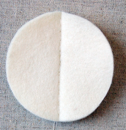 Felt Snow Ball Ornaments | Purl Soho