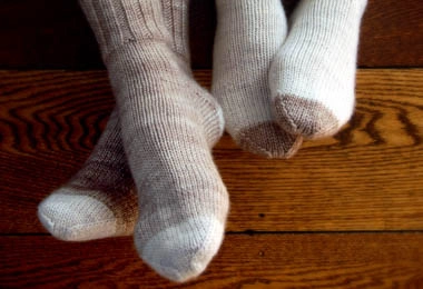 Homespun Boot Socks