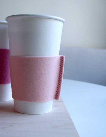 Felt Coffee Cozies | Purl Soho