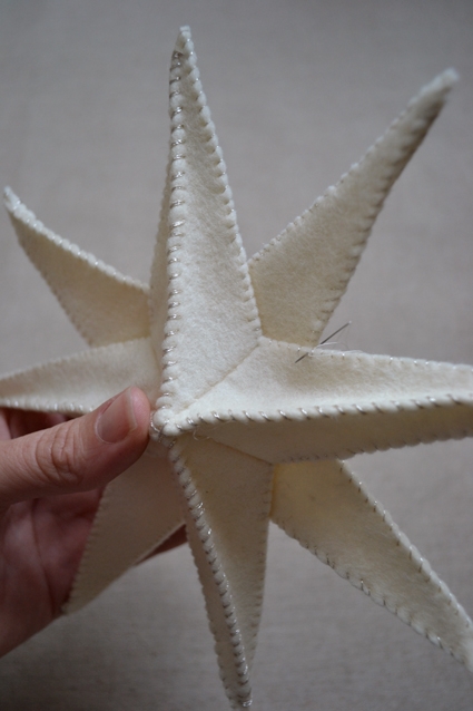 Felt Star Pendant + Tree Topper | Purl Soho