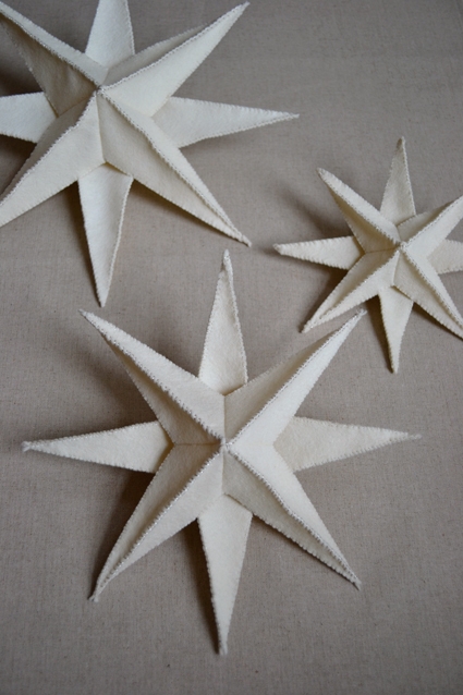 Felt Star Pendant + Tree Topper | Purl Soho