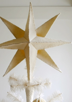 Felt Star Pendant + Tree Topper | Purl Soho