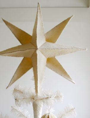 Felt Star Pendant + Tree Topper | Purl Soho