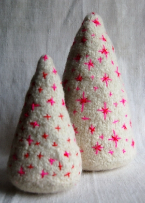 New Felted Christmas Trees! | Purl Soho