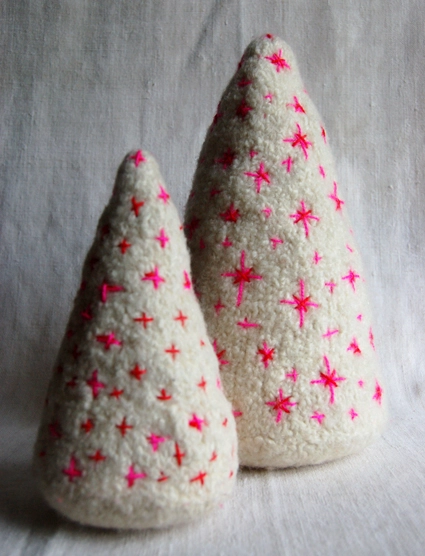 New Felted Christmas Trees! | Purl Soho