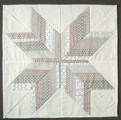 Mini Quilt of the Month, November: Striped Star | Purl Soho