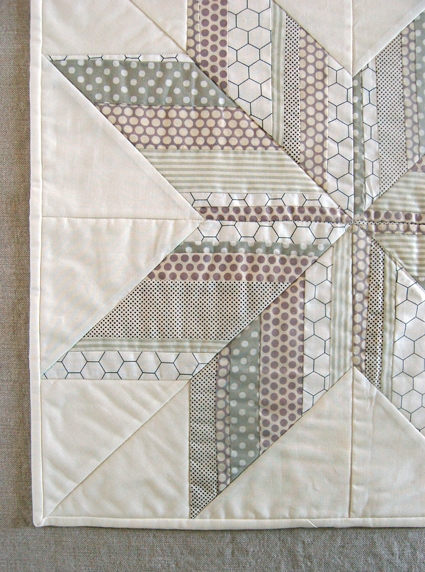 Mini Quilt of the Month, November: Striped Star | Purl Soho