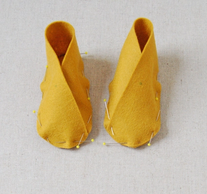 Felt Baby Shoes | Purl Soho