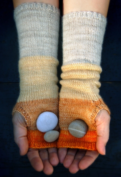 Colorblock Hand Warmers | Purl Soho