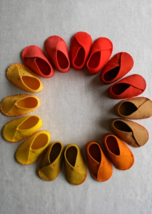 Felt Baby Shoes | Purl Soho