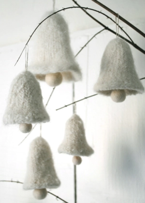 Felted Bell Ornaments | Purl Soho