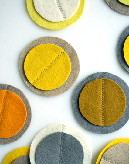 Gold and Silver Coasters | Purl Soho