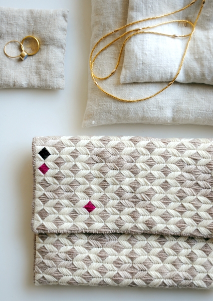 New Year’s Needlepoint Clutch | Purl Soho