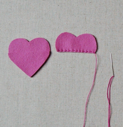 Felt Candy Hearts | Purl Soho