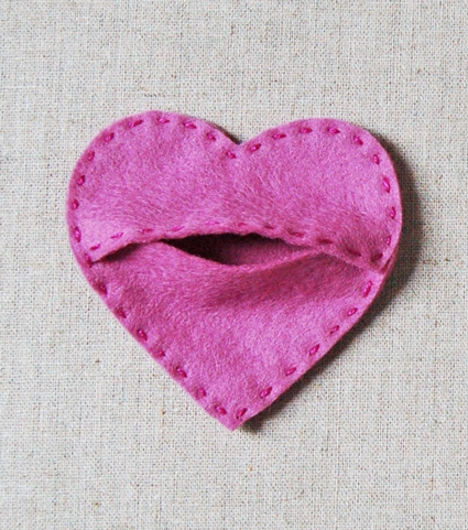 Felt Candy Hearts | Purl Soho