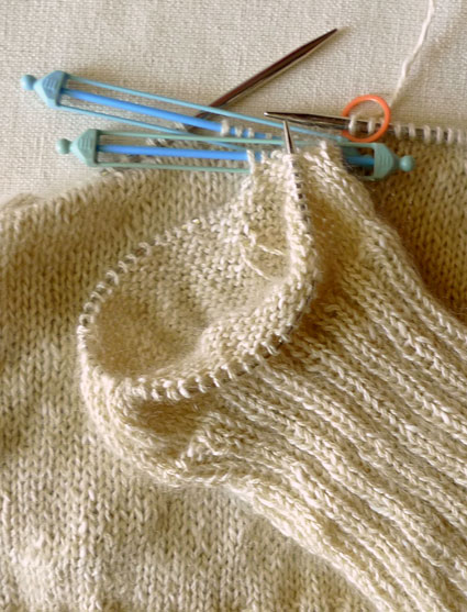 Deep V-Neck Sweater